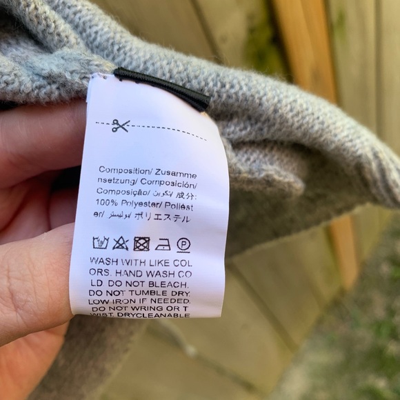 Shein Womans Grey Tie Up Cardigan Large LG - Picture 5 of 9